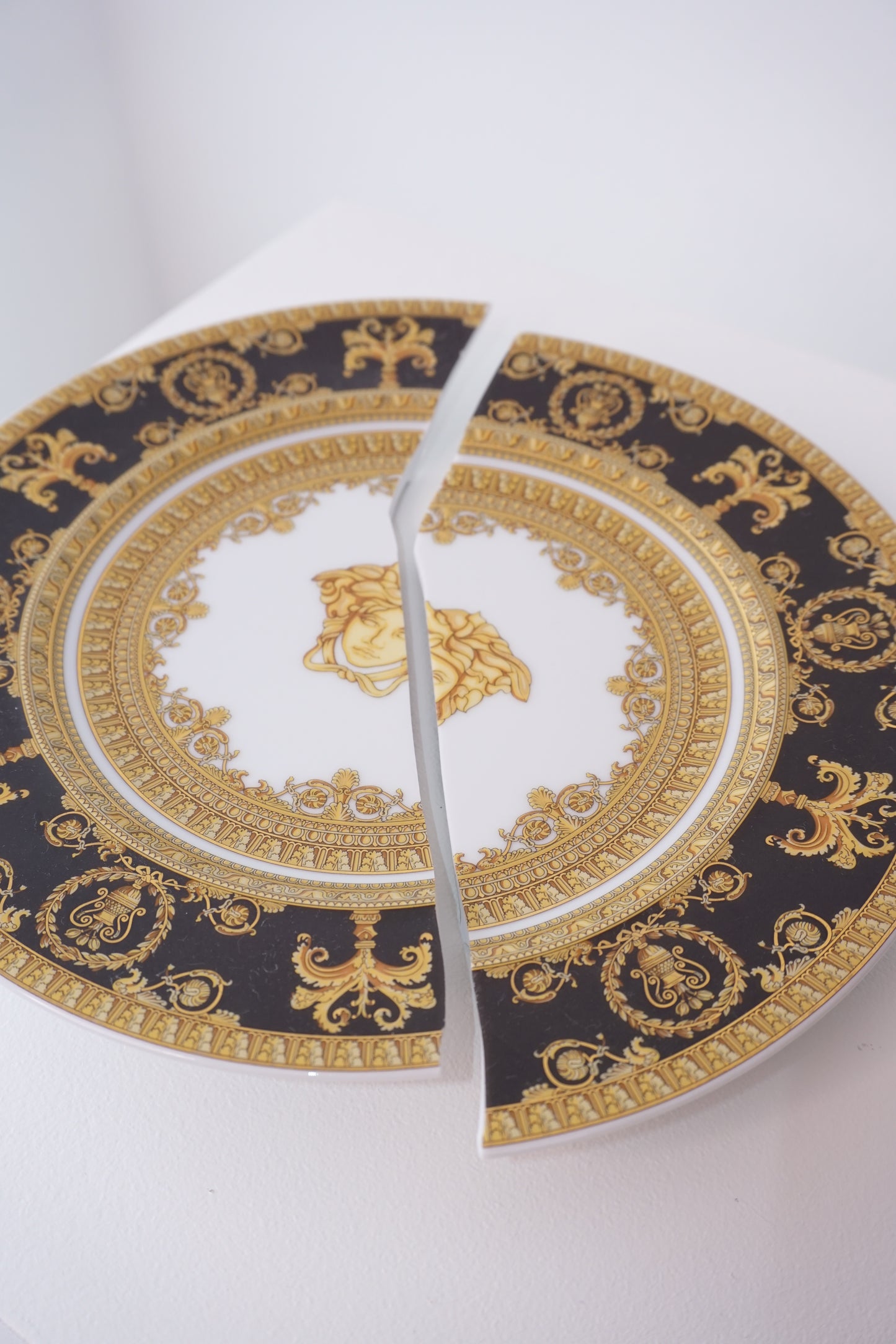 Broke Yet Beautiful Versace Plate