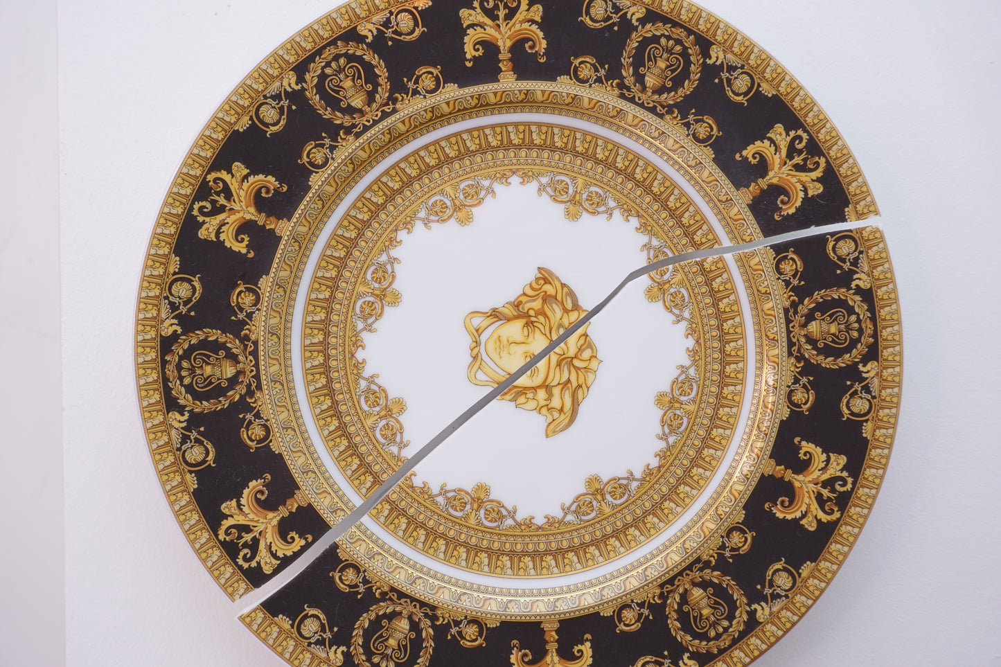 Broke Yet Beautiful Versace Plate