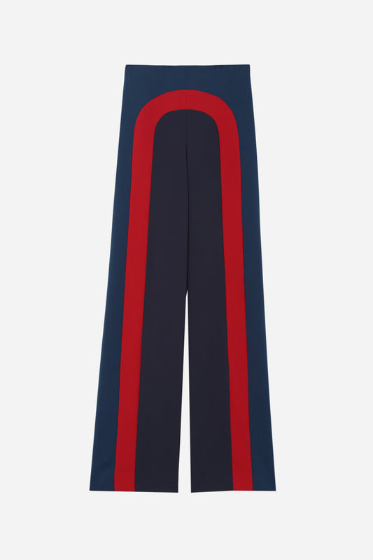 DICKY - Tri-color flare trouser